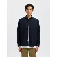 Selected Langarmhemd SLHREGRICK-OX SHIRT LS NOOS Baumwolle, regular fit