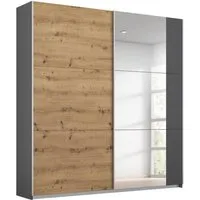 rauch Schwebetürenschrank Kleiderschrank Schrank Garderobe AURELIO (3 Ausstattungen BASIC/CLASSIC/PREMIUM (inkl. SOFT-CLOSE-FUNKTION) zeitloses Design, viele Farben, Breiten 175/218/261 cm MADE IN GERMANY