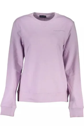 Rundhalsausschnitt Sweatshirt Lilac No21630