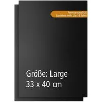 Lantelme Backmatte 2 Stück Wiederverwendbar Backblechmatte auch als Grillmatte, Kohlefaserstoff (Spar-Set, 2-tlg., 2er Pack, Für Grillrost und Backblech im Backofen), 30cm x 44cm