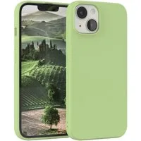 EAZY CASE Handyhülle für Apple iPhone 14 Hülle Silikon 6,1 Zoll, Smart Slimcover Matt Silikon Schutzhülle mit Kameraschutz tpu Grün