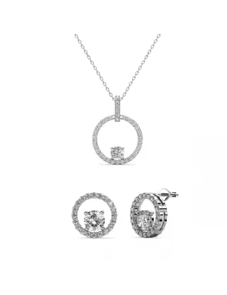 Desiree Set und Box - Silber und Kristall