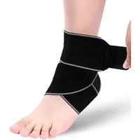 shapevital.de Sprunggelenkbandage SHAPEVITAL Fußgelenkbandage für mehr Stabilität im Sprunggelenk, mit anpassbarem Fixierungsriemen, sicherer Halt durch Silikonstreifen