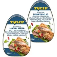 TULIP Wurstkonserve Sandwichbelag aus Schweinefleisch Frühstücksfleisch 450 g, 450 g