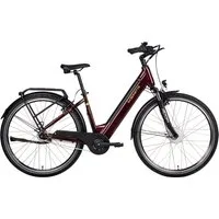 SAXONETTE E-Bike Cityrad SAXONETTE Comfort Plus 5.0 E-Bike Damen 28 Zoll, 7 Gang Shimano Nexus 7 Gänge Schaltwerk, Nabenschaltung, Frontmotor, 468 Wh, (Packung), (mit integr. Akku), Elektrofahrrad für Alltag und Einkauf