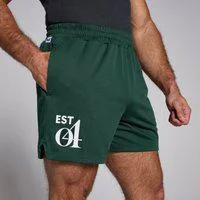 MP Herren Netz-Shorts – Dunkles Smaragdgrün - XS