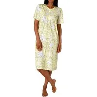 Normann Nachthemd Damen kurzarm Nachthemd im klassischen fraulichen Design
