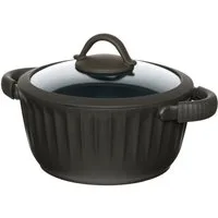 RESTO Kitchenware Bratentopf Ascella, Schmortopf antihaftbeschichtet und spülmaschinenfest, Aluminiumguss (2-tlg), Geeignet für alle Herdarten, auch Induktion, im Geschenkkarton