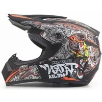 FunSport-Factory Motocrosshelm Mejia Kinder Crosshelm Motocross Helm Kinder Motorradhelm Schwarz