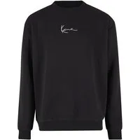 Karl Kani Rundhalspullover Karl Kani Herren KKMQ12003BLK Small Signature Crew (1-tlg)