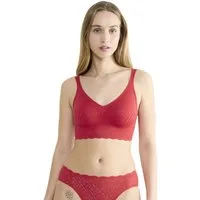 sloggi Bralette ZERO Feel Bliss herausnehmbare, atmungsaktive Pads, Stretch-Spitze, mittlerer Halt
