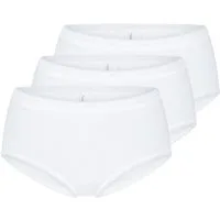 sloggi Midislip 3er Pack Basic + (Spar-Set) Midi Slip - Baumwolle - Atmungsaktiv - Perfekter Sitz