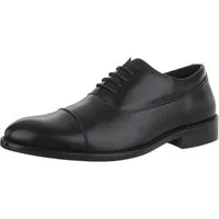 Coolwalk Eleganter Business-Schuh – Komfortabel & Stilvoll Schnürschuh (89229158) Blockabsatz Business-Schuhe in Schwarz