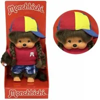 Monchhichi Plüschfigur Mädchen im City Girl Outfit 20 cm Monchhichi Puppe Fashion
