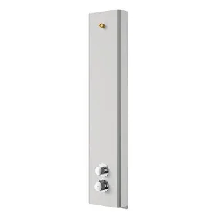KWC Aquarotter Duschpaneel, F5, hydr., Edelstahl, Thermostat, f. Duschkopf, Spez.-Schr., 2030068003 2030068003