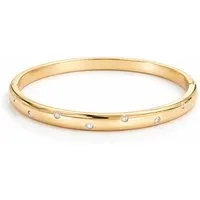 ROUGEMONT Armreif Moderner Wasserfester Damen Armreif 18cm 18K Vergoldung 6mm, Hypoallergen/Wasserfest
