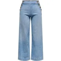 ONLY Relax-fit-Jeans ONLMADISON HW BUTTON WIDE mit Stretch