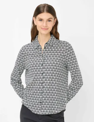 Brax Damen Shirt Style CELINA L navy, dunkelblau, Gr. 36