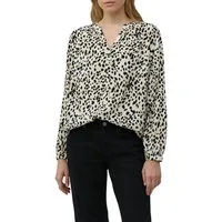 s.Oliver Klassische Bluse mit All-Over Print