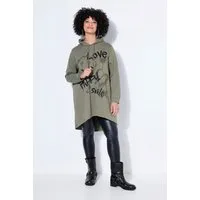 Angel of Style Sweatshirt Hoodie oversized Smiley-Motiv mit Schriftzug