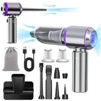 AKKEE Akku-Handstaubsauger Mini Staubsauger 16000Pa 6000mAh auto staubsauger, 100 W, 30 Minuten