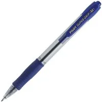 PILOT Kugelschreiber Super Grip M, Strichstärke 0,4 mm, mit Druckmechanik