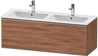 Duravit D-Neo Waschtischunterbau wandhängend Nussbaum Matt 1280x462x440 mm - DE4265070790000 DE4265070790000