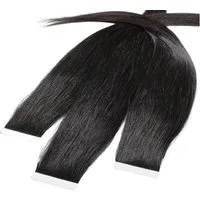 hair2heart Echthaar-Extension Tape Extensions glatt #4/0 Dunkelbraun 50cm