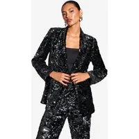 LIPSY Jackenblazer Lipsy Relaxed Fit Bedruckter Blazer, Regular (1-tlg)