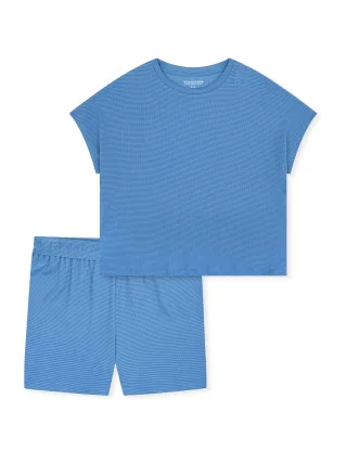 Schiesser Damen Pyjama Casual FeelSchlafanzug, Pyjama Set, Nachtwäsche