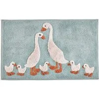 Next Badematte Badvorleger mit Gans und seinen Freunden, Höhe 80 mm, Baumwolle