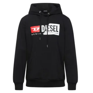 Diesel S-Girk-Hood-Cuty Schwarzer Hoodie