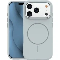 COFI 1453 Handyhülle Silikon Thin Mag kompatibel mit iPhone 17 Pro Max Silber Hülle 6,9, Magnetring und weiches Mikrofaser-Innenfutter