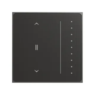 MOES Tuya Star Feather Series Zigbe Smart Curtain Switch Anti-Glare Touch Panel Flowing Backlight Work with Alexa Google
