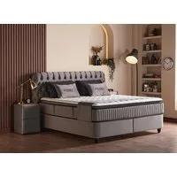 abc bedding Boxspringbett SYDNEY - Luxus Stauraumbett, Boxbett Komfortbett, Funktionsbett mit Bettkasten