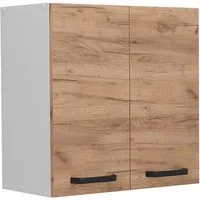 Vicco Hängeschrank R-Line, Goldkraft Eiche/Weiß, 60 cm (1-St)