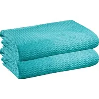 Wohndecke Sommerdecke "Siena" 2er-Pack, Erwin Müller, Baumwolle Uni