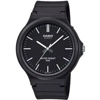 CASIO TIMELESS COLLECTION Quarzuhr MW-240-1EVEF, Armbanduhr, Herrenuhr, analog, Resinarmband, Acrylglas