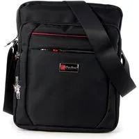 BAG STREET Umhängetasche Bag Street Damen Herren Umhängetasche (Umhängetasche), Herren, Damen, Jugend Umhängetasche Polyester, schwarz 22cm x ca. 27cm