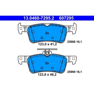 ATE Bremsbel?ge hinten Peugeot 308