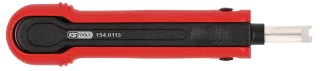 KS Tools Kabel-Entriegelungswerkzeug für Flachsteckhülsen 0,6 mm - 154.0113