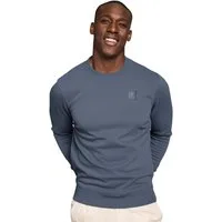 DELMAO Sweatshirt mit Rundhalsausschnitt, Langarm, aus Baumwolle und Polyester