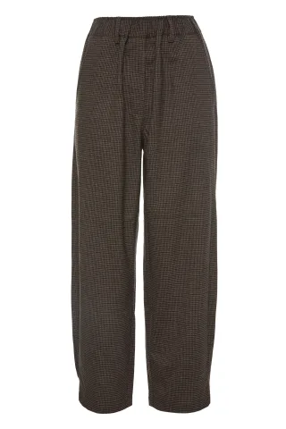 bsb - Hose mit Karomuster braun - Gr. - XS
