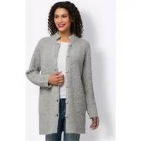 heine Strickjacke Strickjacke Langarm Bouclé