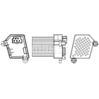Mahle Regler f?r Innenraumgebl?se BMW 3er E46 5er E39 X3 X5