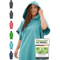 NirvanaShape Handtücher Handtuch-Poncho, Umziehhilfe & Handtuch zugleich Surf-Poncho, Quick-dry Funktion, Ideal auf Reisen zum Surfen, Strand