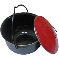 Lemodo Schwenkgrill Gulaschkessel mit 14 Liter, Suppenkessel