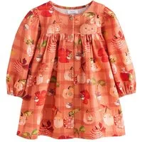 Next Blusenkleid Langärmeliges Kleid mit 3D-Motiv (1-tlg)