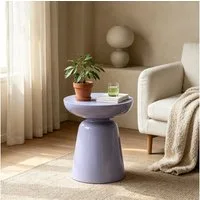 WILLIAMSPACE Couchtisch Meta Runder Beistelltisch aus Fiberglas, Moderner Design-Tisch (1 St)