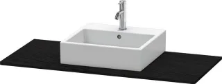 Duravit XSquare Konsole Eiche Schwarz Matt 800x550x16 mm - XS060D01616 XS060D01616